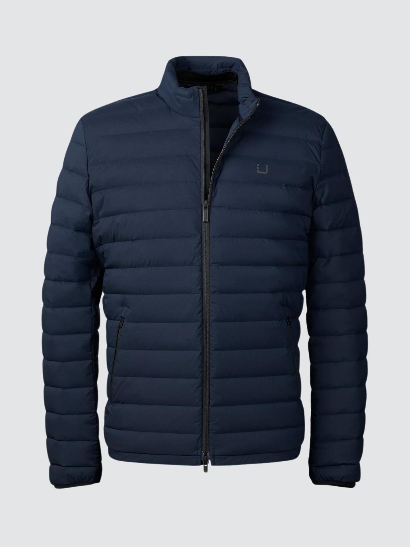 Navy Lightweight Down Jacket - UBR
