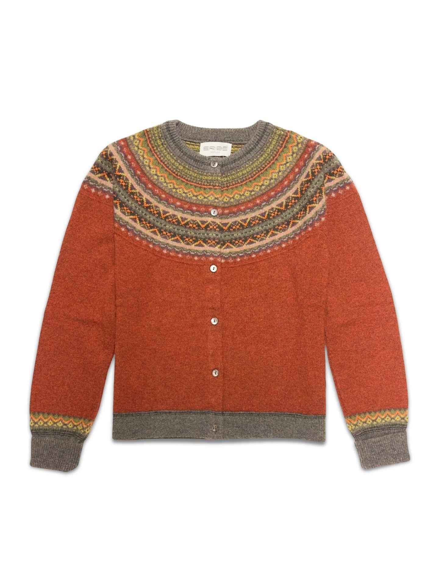 Alpine Fair Isle Short Cardigan