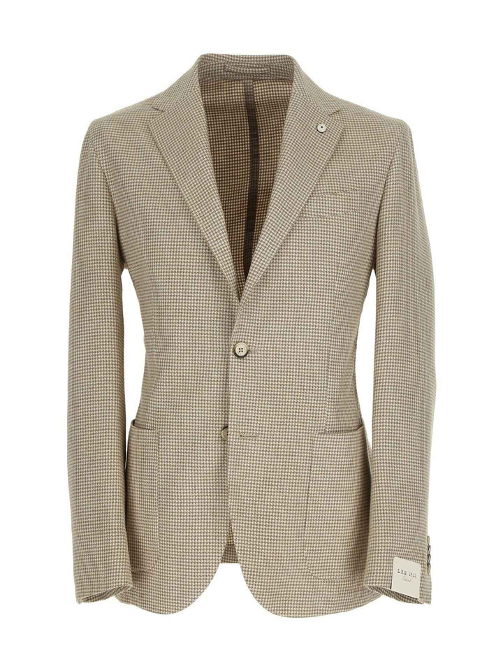 Mönstrad Flanell Blazer