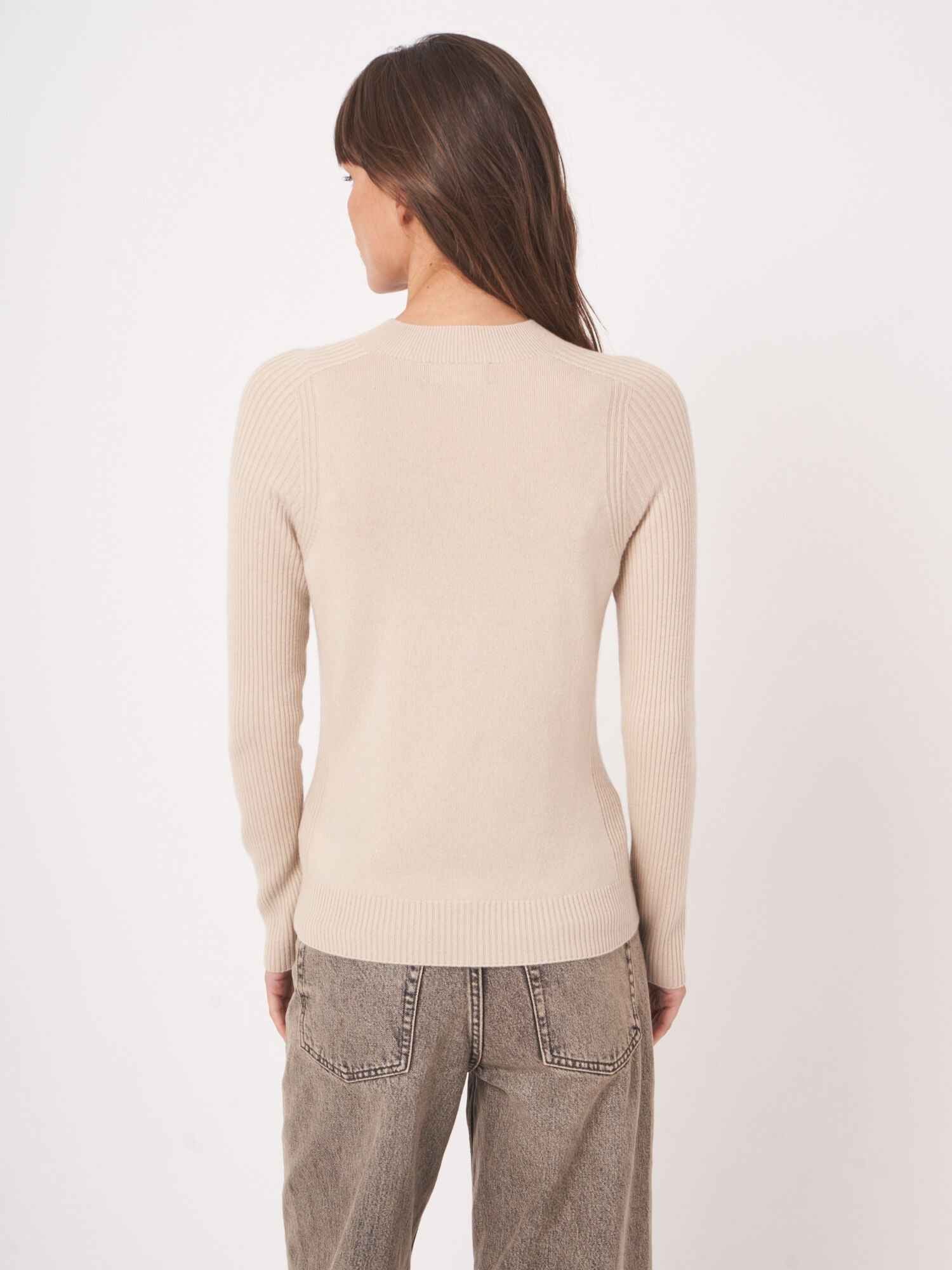 Finstickad Tröja i Ull/Cashmere