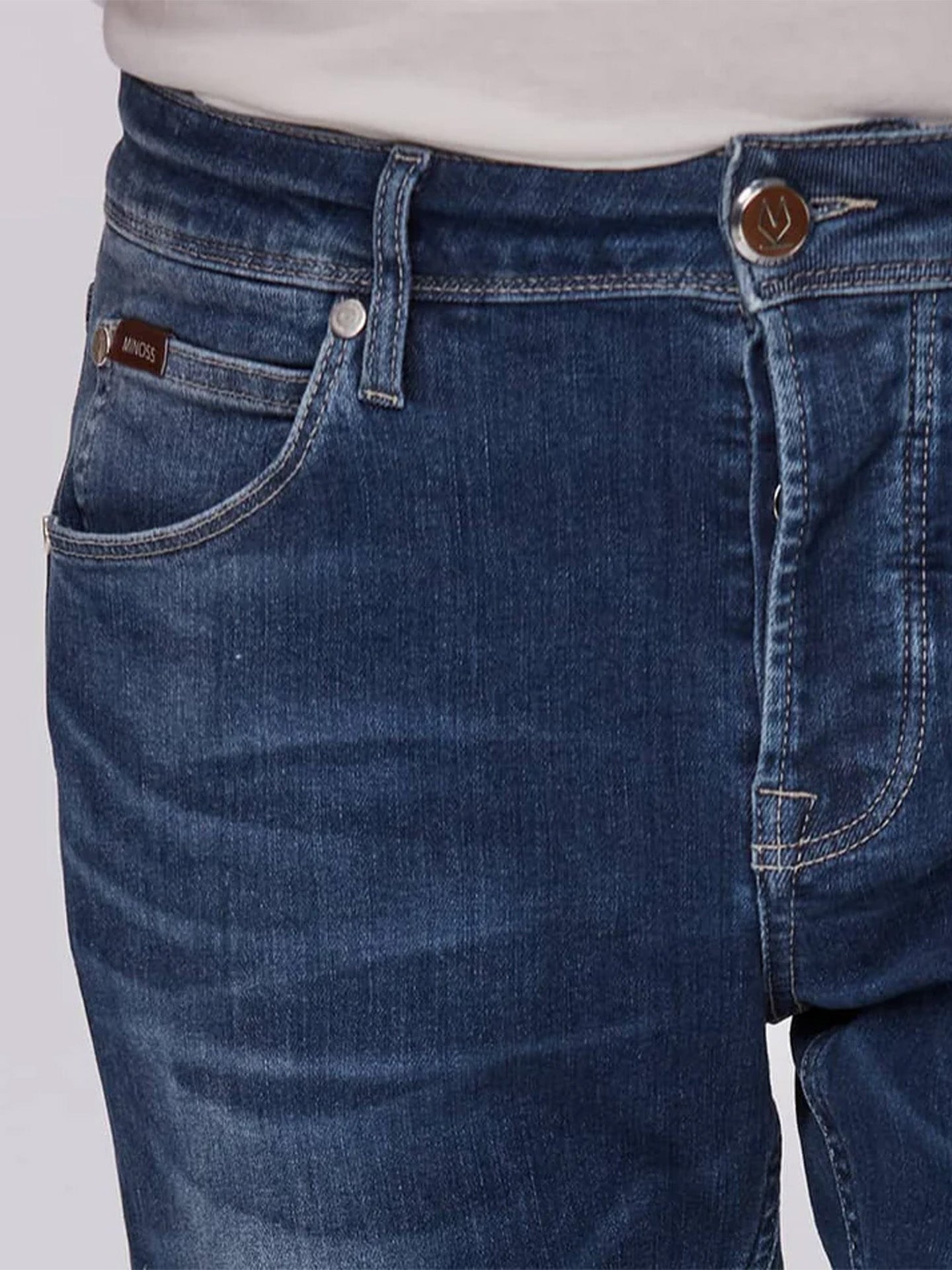 Tapered Fit 5-Pocket Jeans