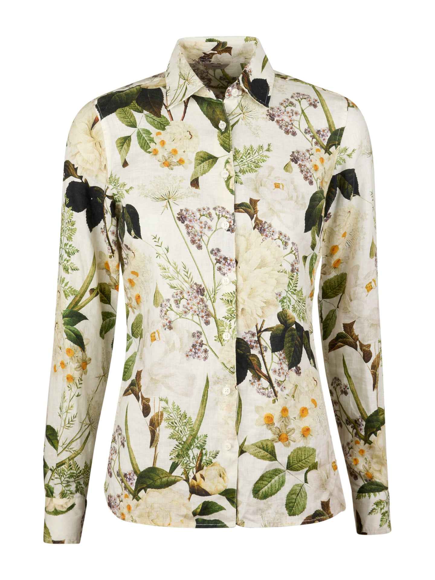 Sofie Regular Mönstrad Linneskjorta