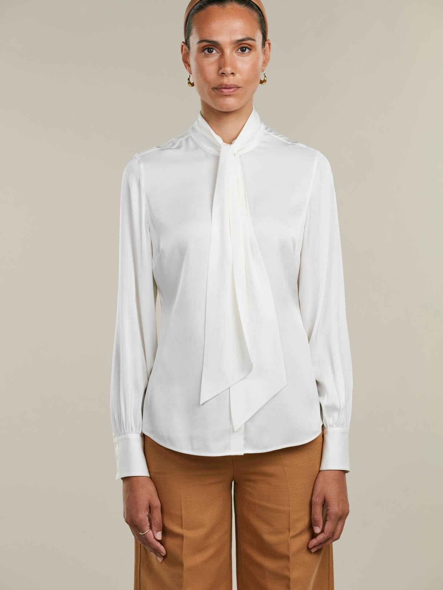 Off-white Selma Siden Knytblus
