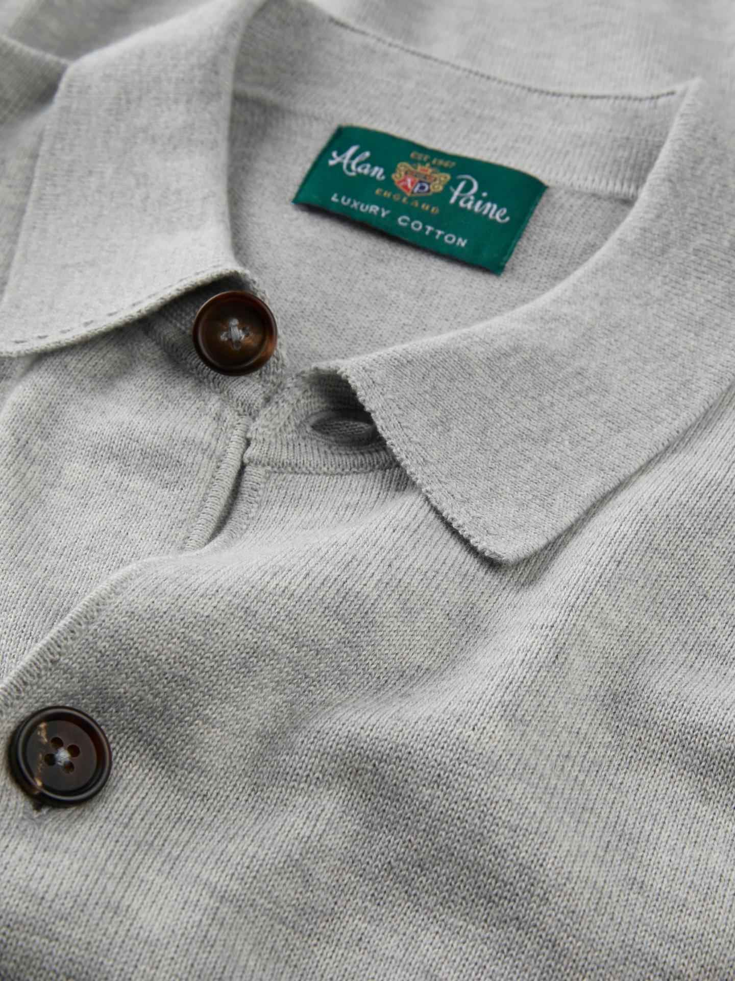 Ljusgrå Cotton Cashmere Overshirt