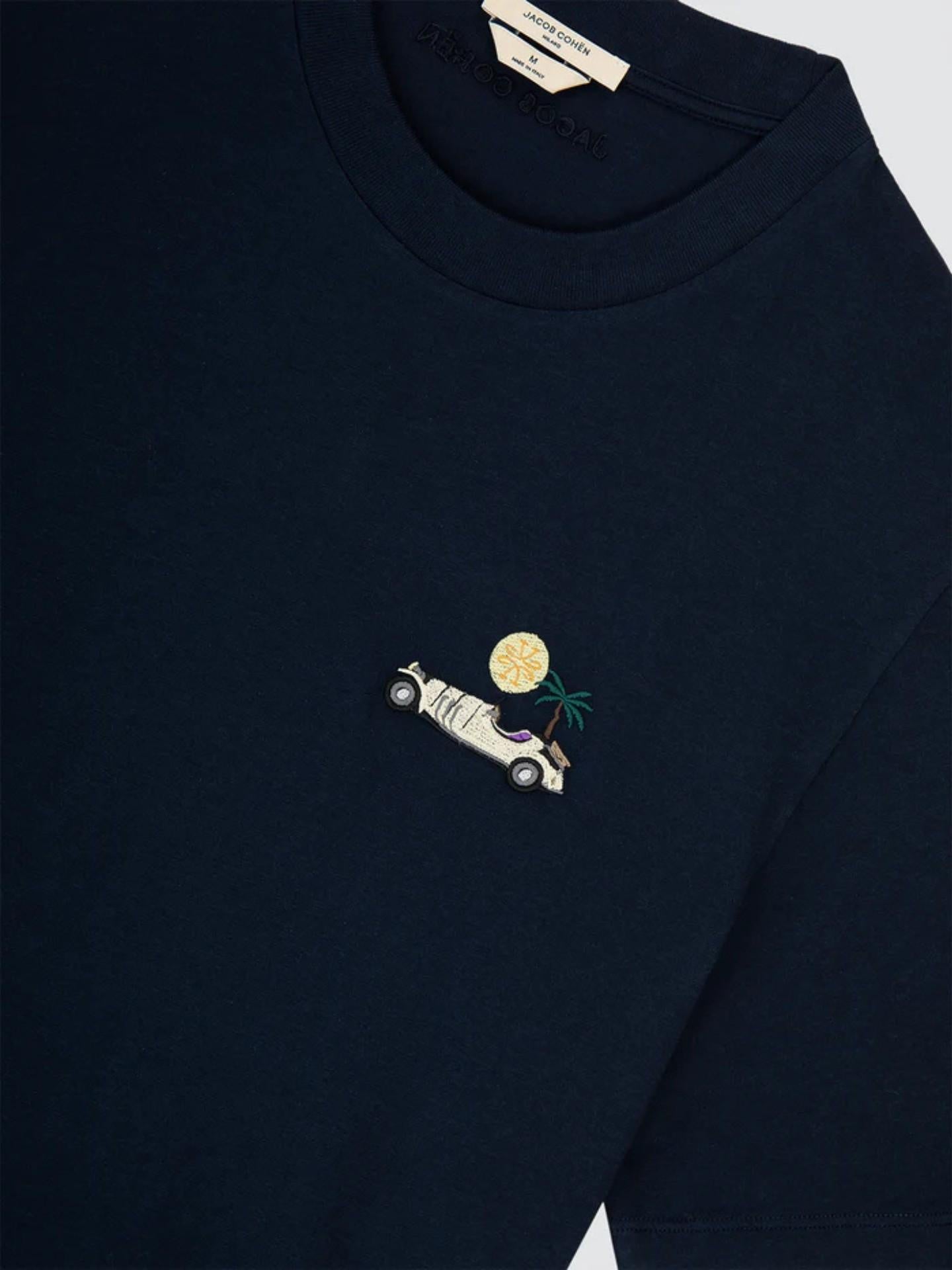 Resort Embroidery Cotton T-shirt