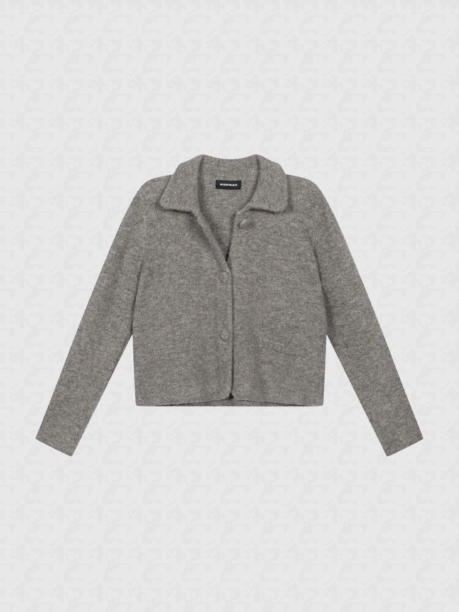 Cropped Bouclé Cardigan