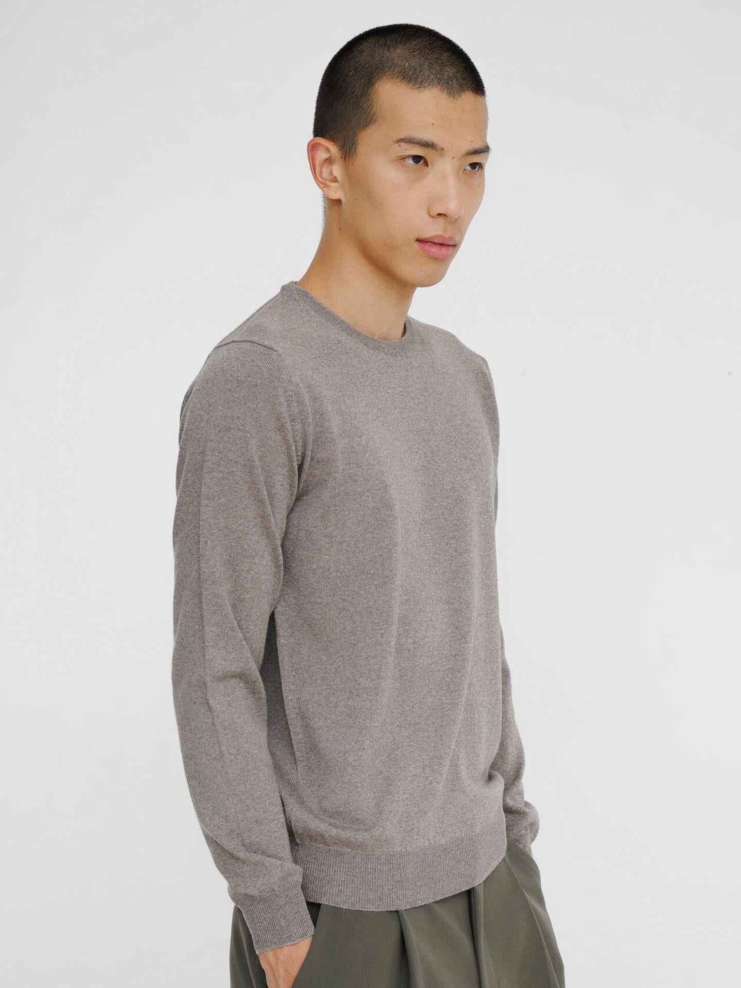 Crew Neck Tröja i Merinoull