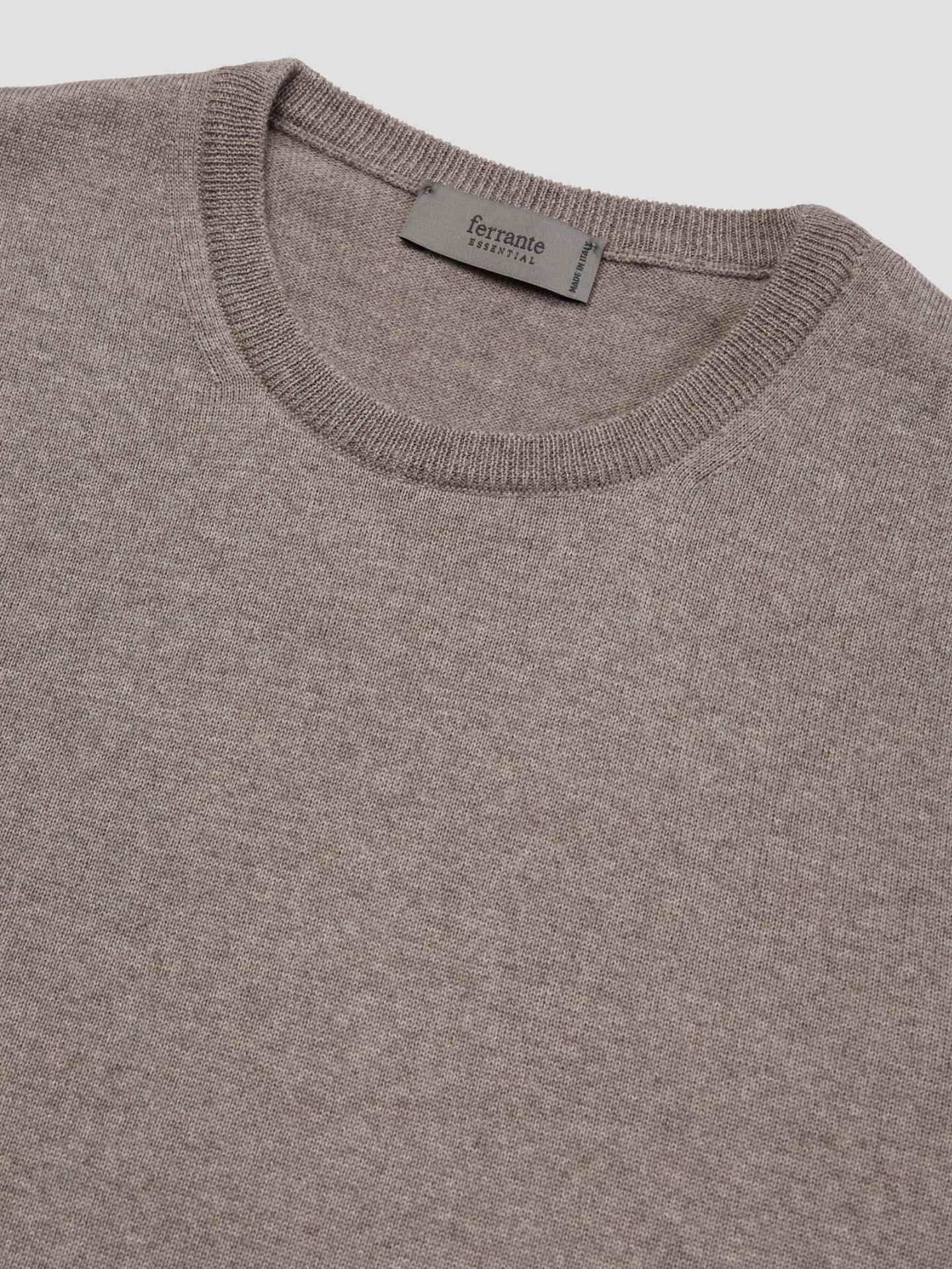 Crew Neck Tröja i Merinoull