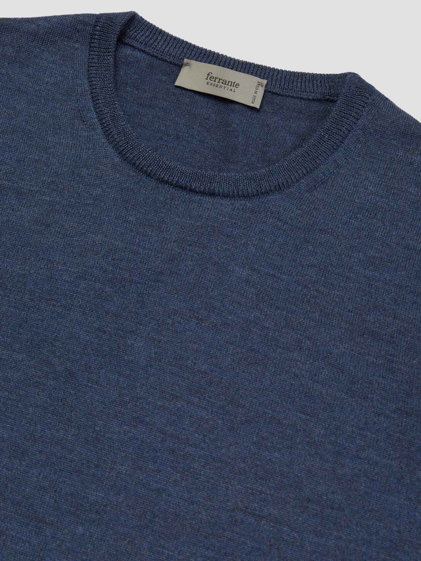 Crew Neck Tröja i Merinoull
