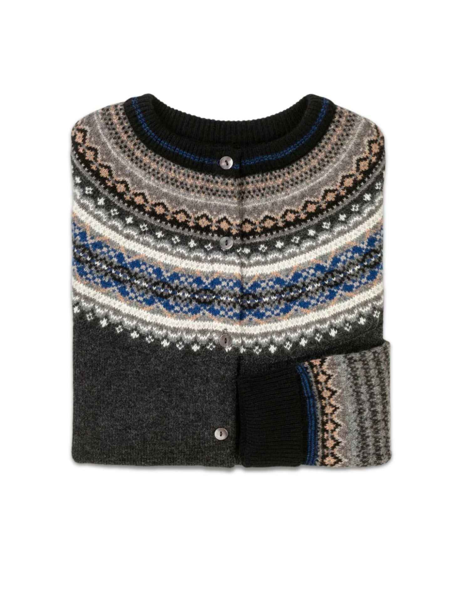 Alpine Fair Isle Short Cardigan