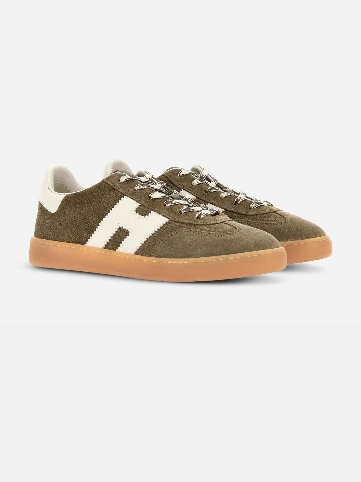 Green Hogan Cool Suede Sneaker