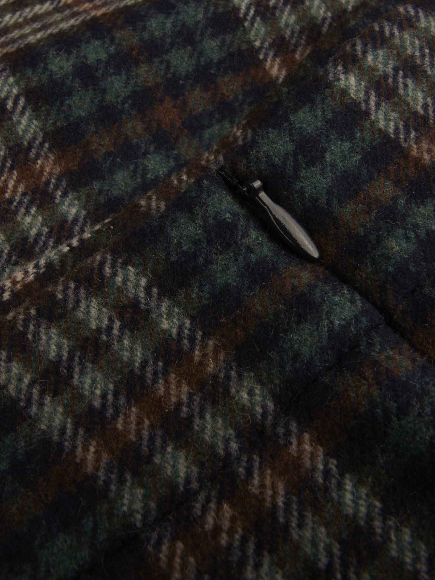 Isadora Knälång Rutig Ullkjol