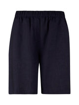 Marinblå Joy Linneshorts