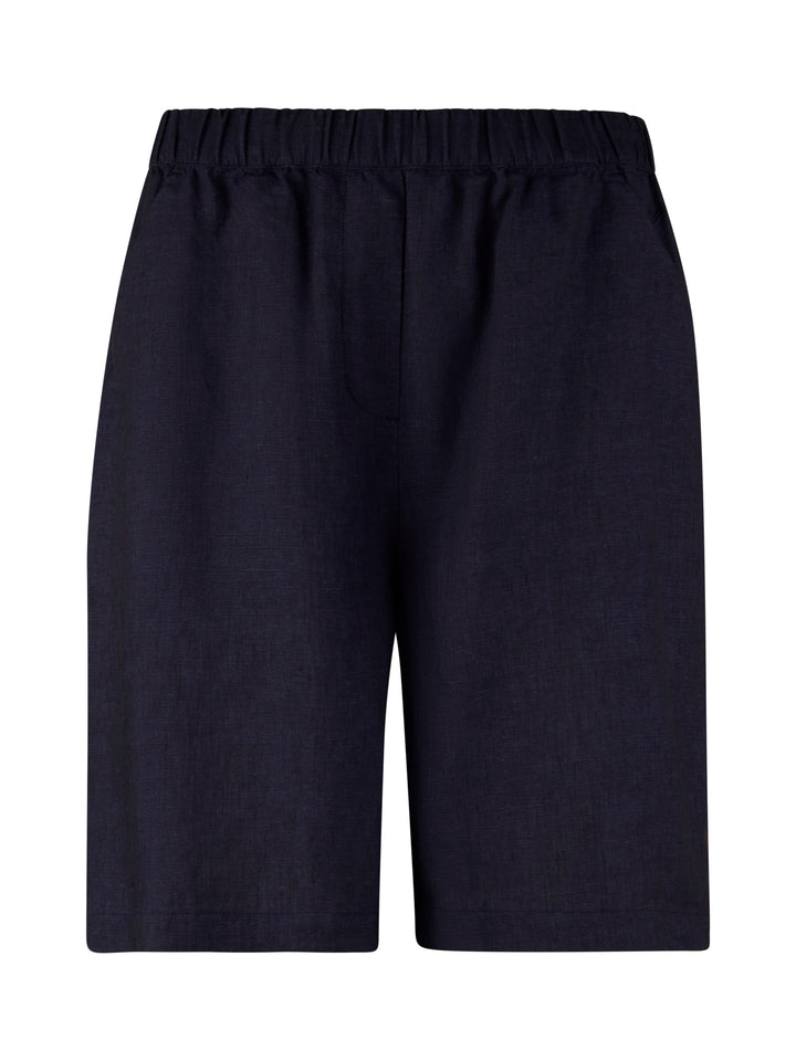 Marinblå Joy Linneshorts - Stenströms