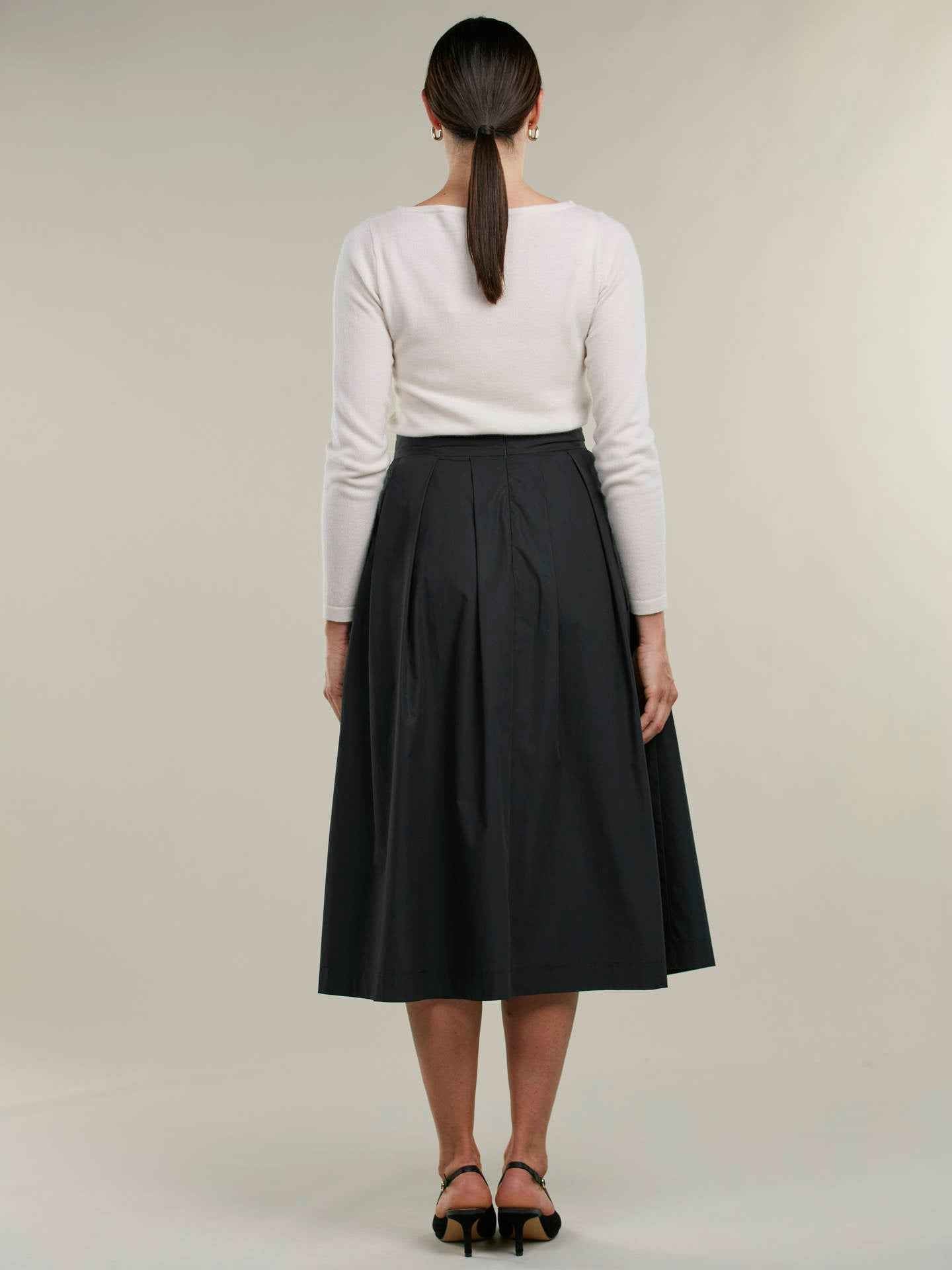 Kathryn Midi Bomullskjol