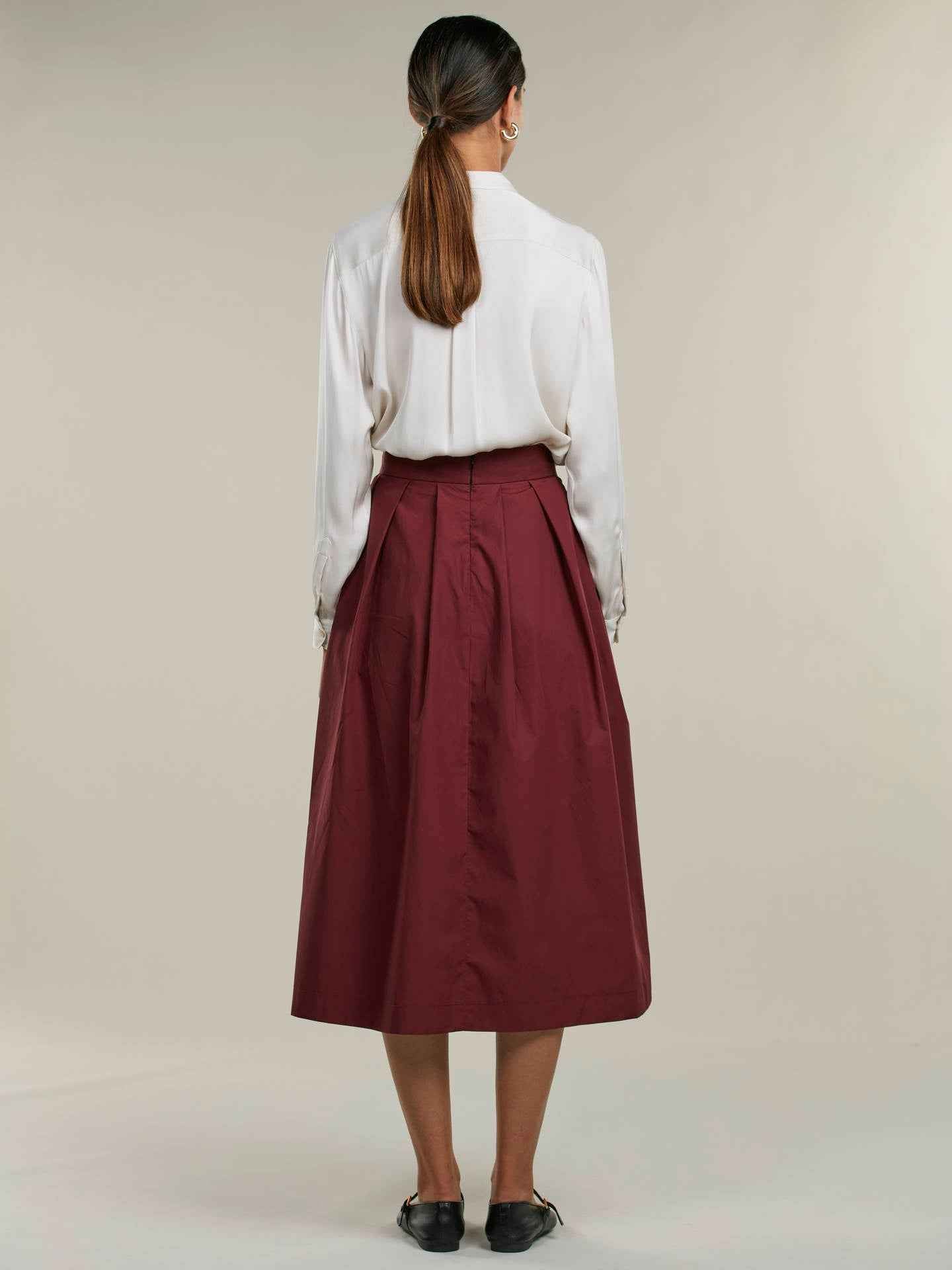 Kathryn Midi Bomullskjol
