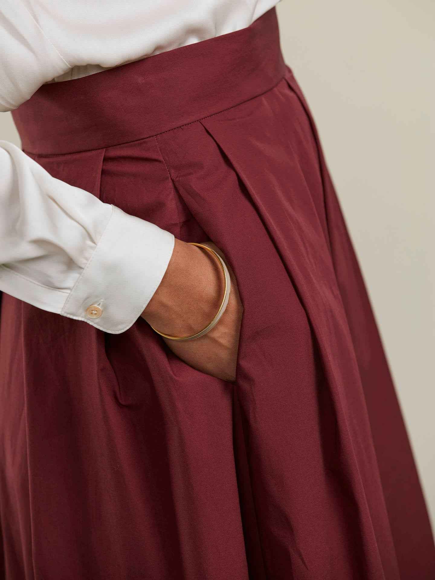 Kathryn Midi Bomullskjol
