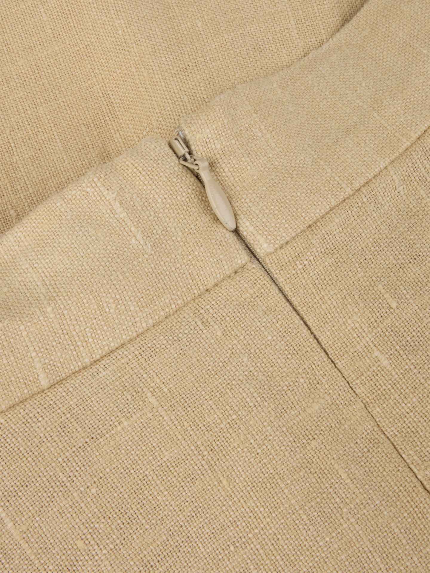 Beige Lorena Linnekjol