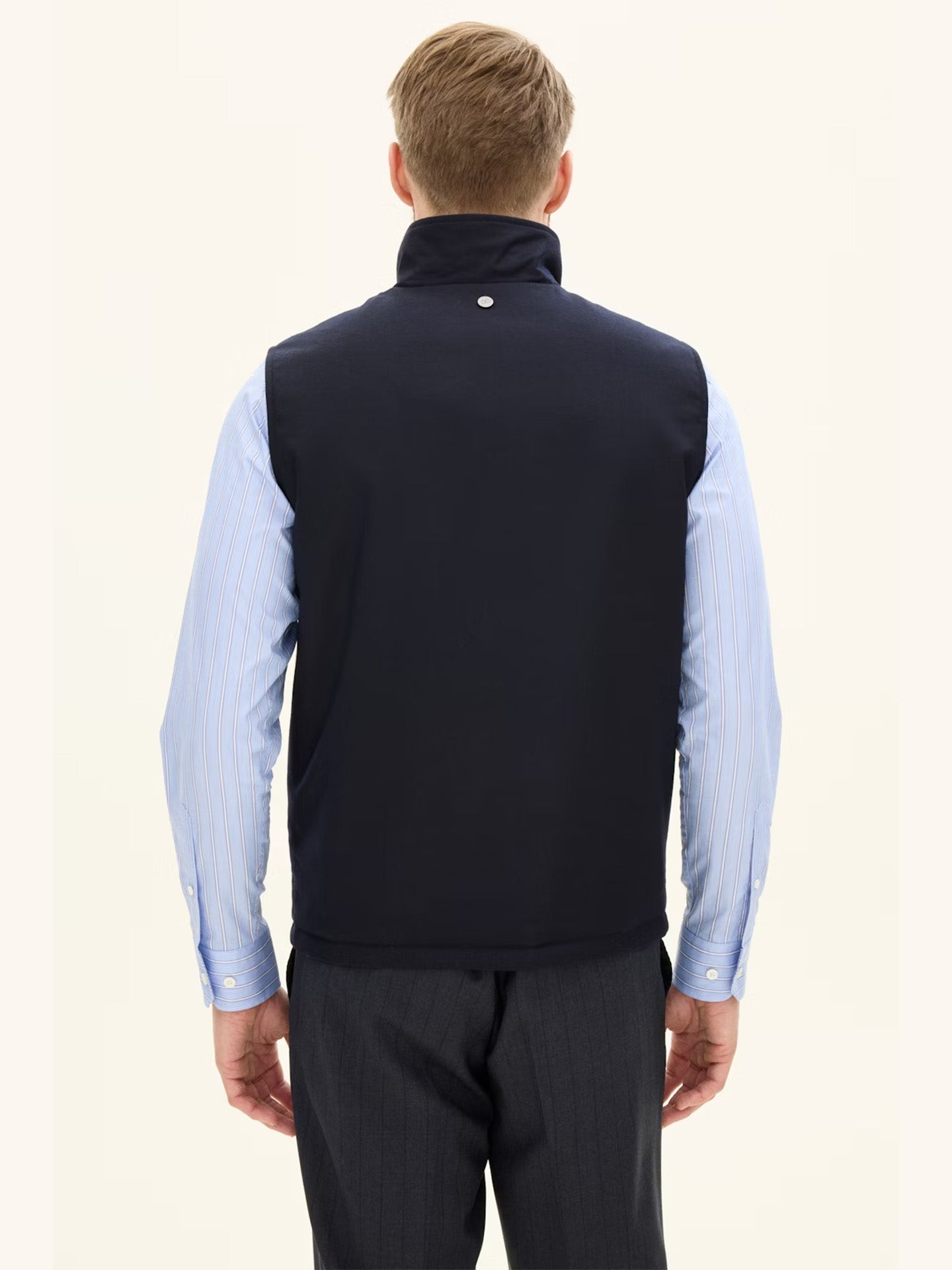 Vändbar Vadderad Flanellväst - Stenströms Store