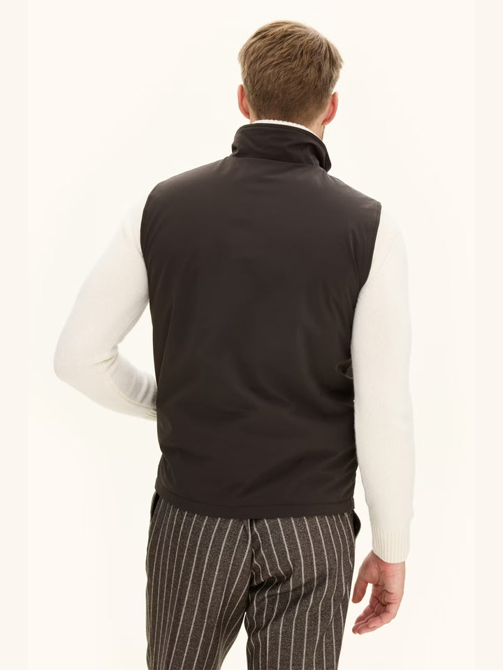 Vändbar Vadderad Flanellväst - Stenströms Store