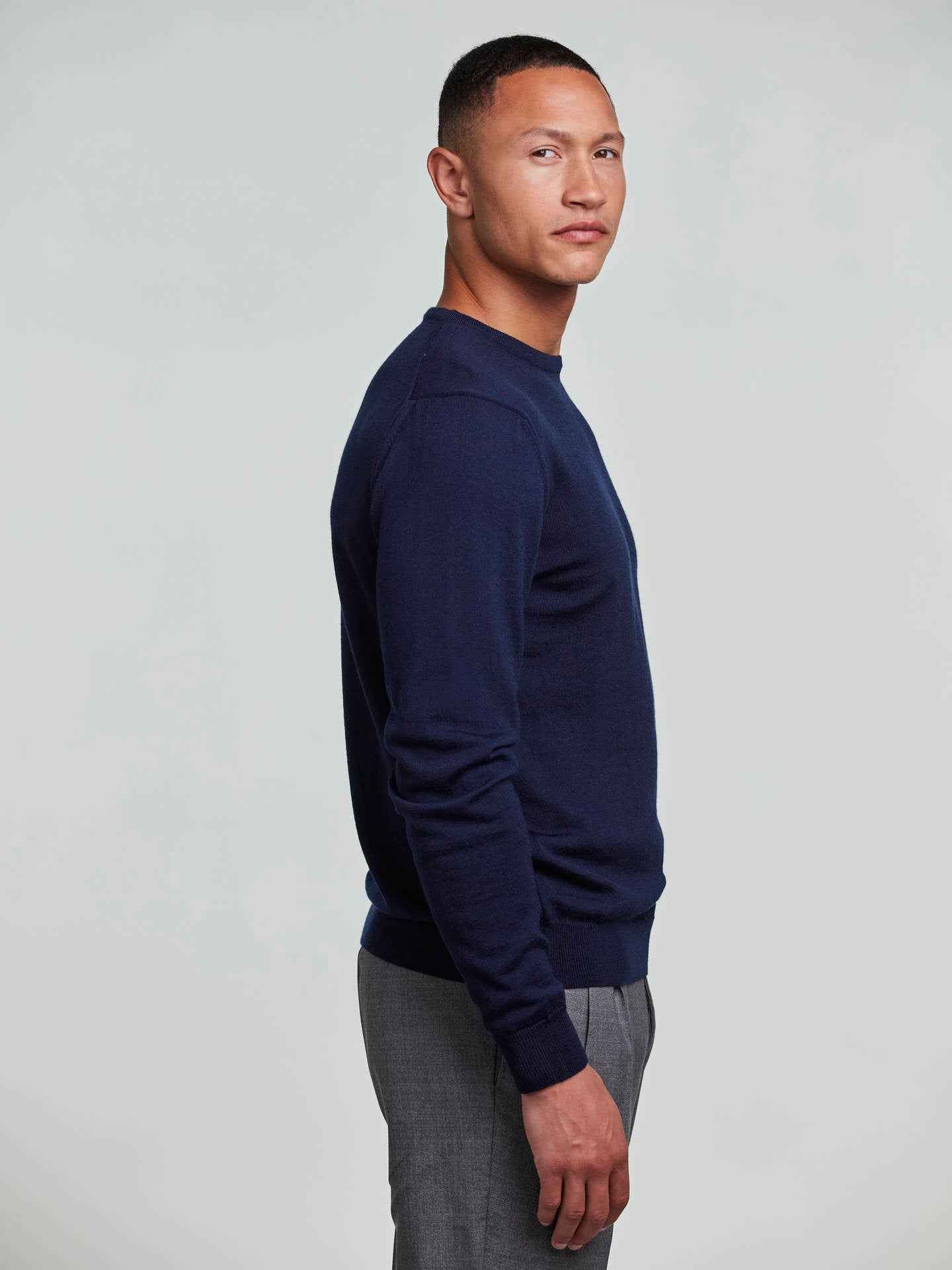 Crew Neck Merinoull Tröja