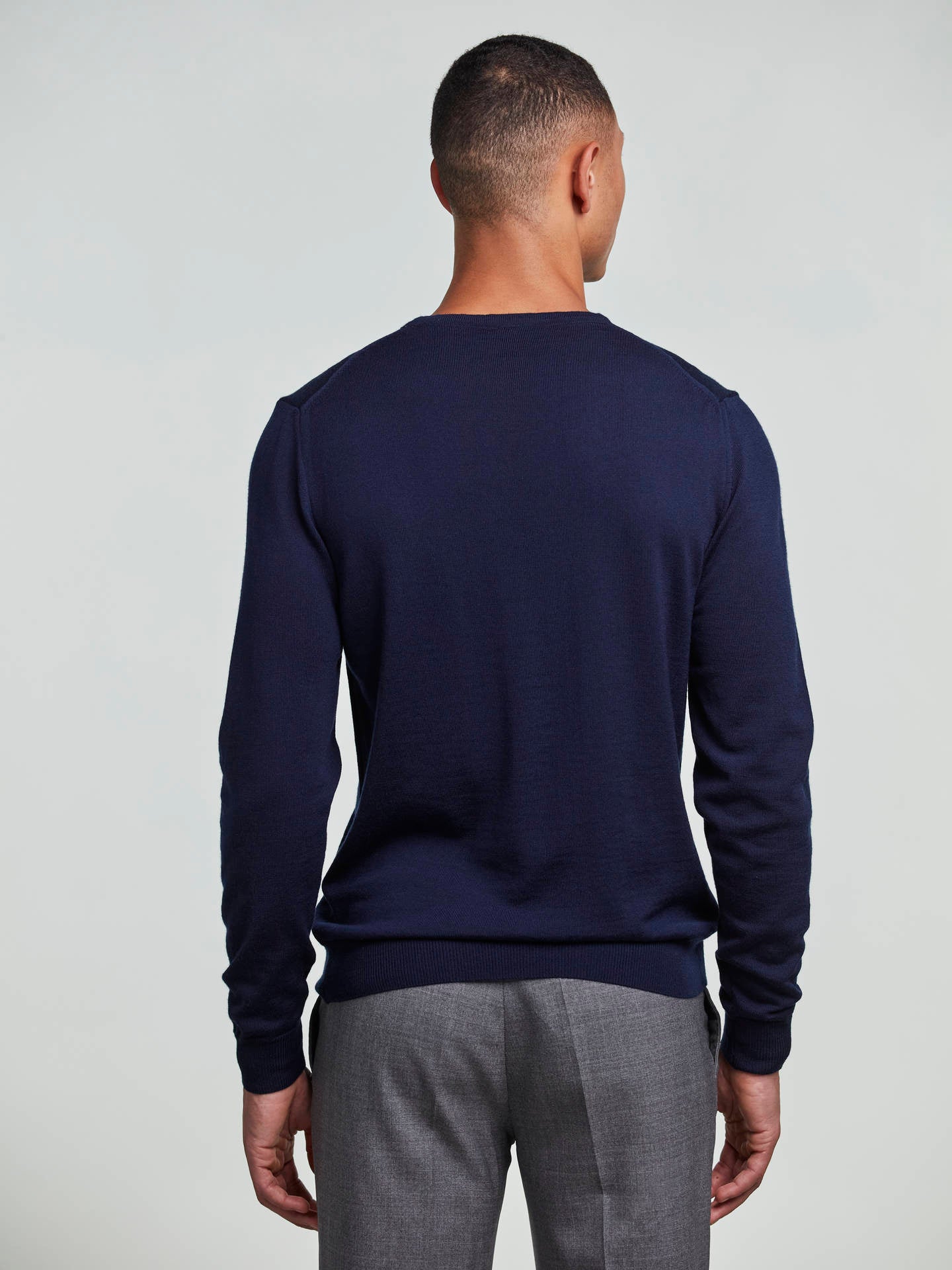 Crew Neck Merinoull Tröja - Stenströms Store