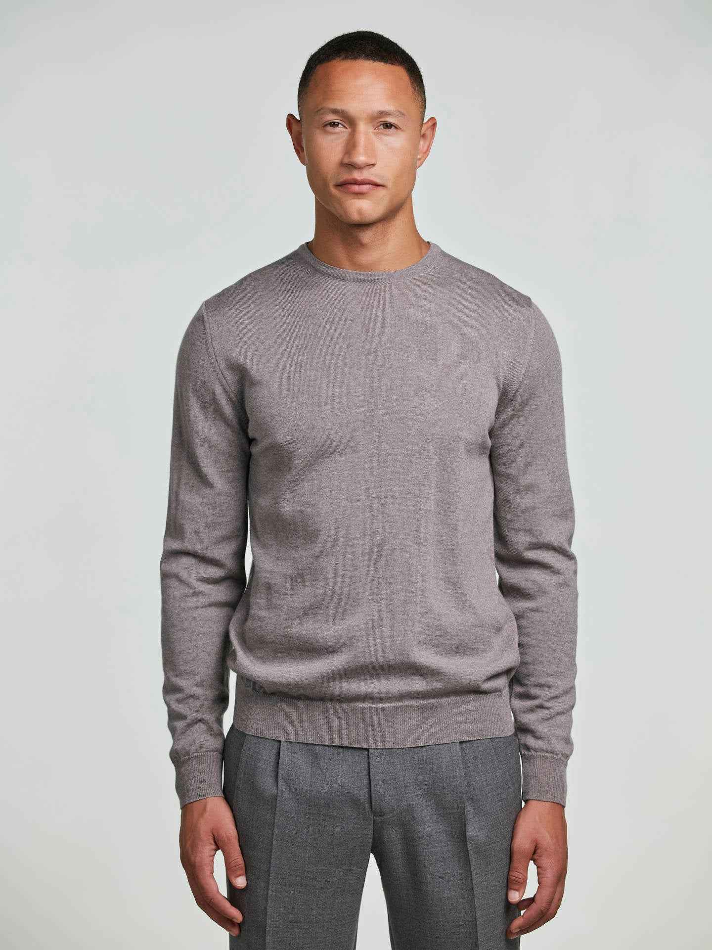 Crew Neck Merinoull Tröja