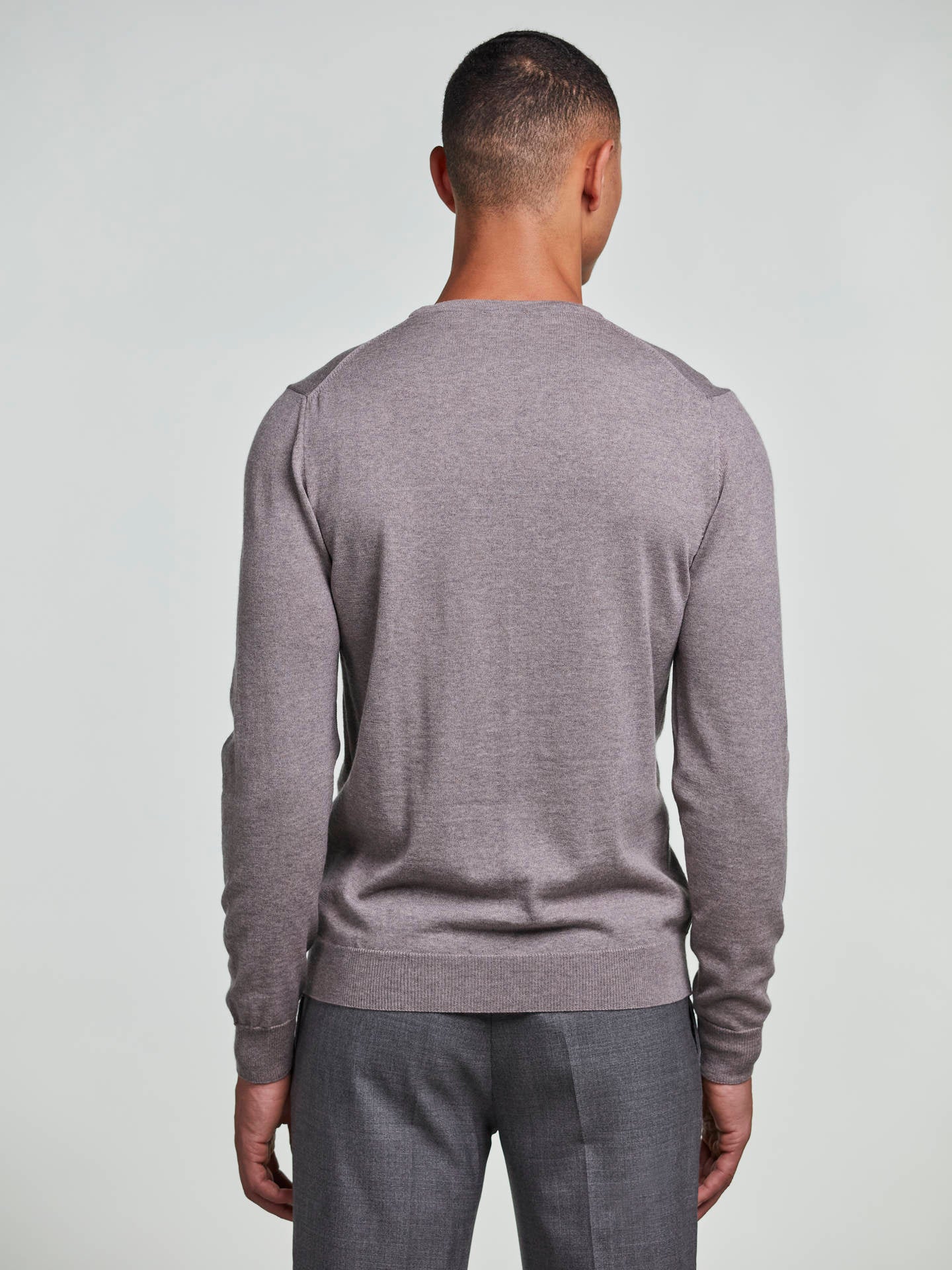 Crew Neck Merinoull Tröja - Stenströms Store