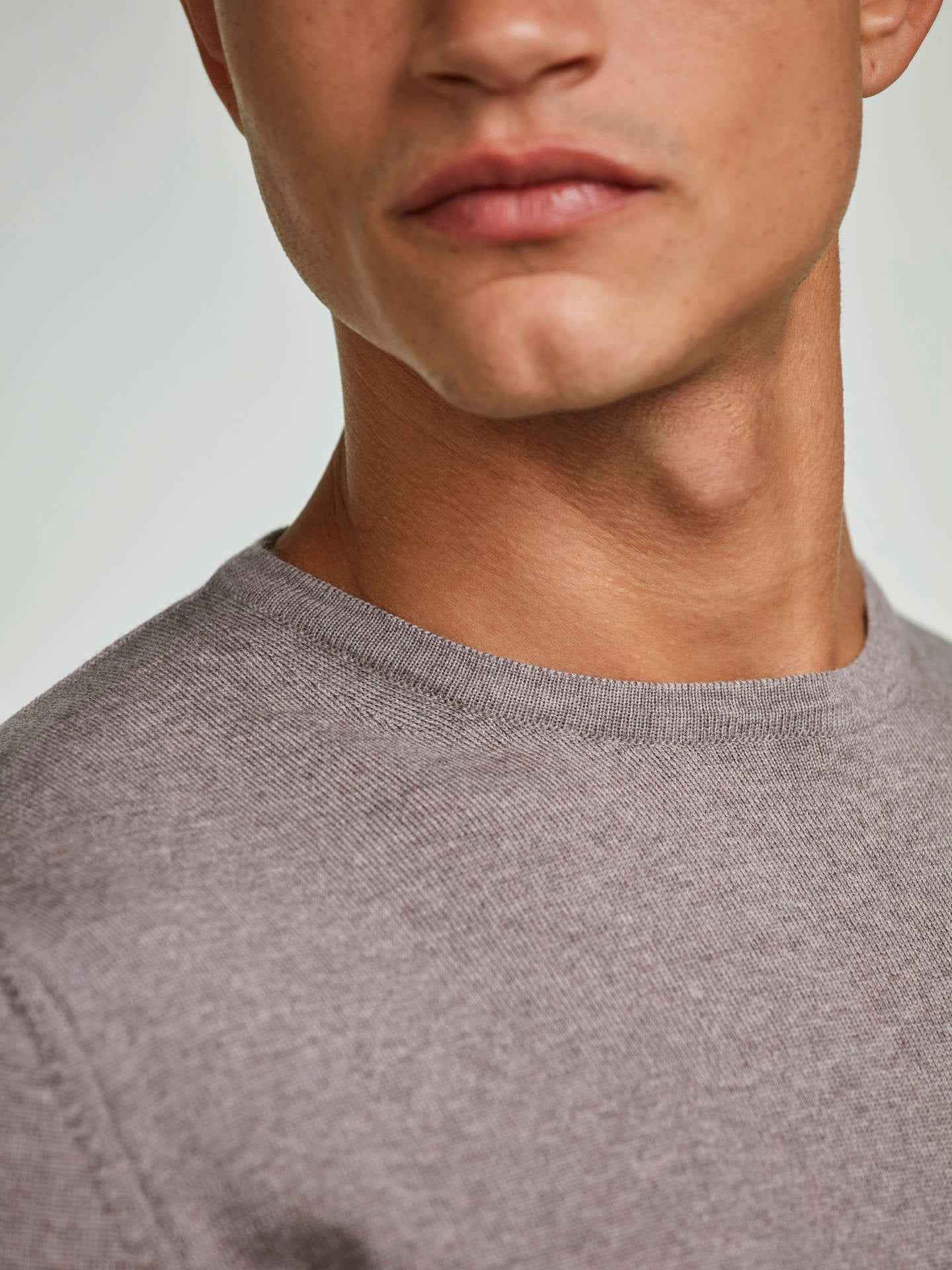 Crew Neck Merinoull Tröja