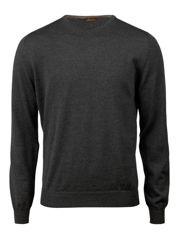 Crew Neck Merinoull Tröja - Stenströms Store