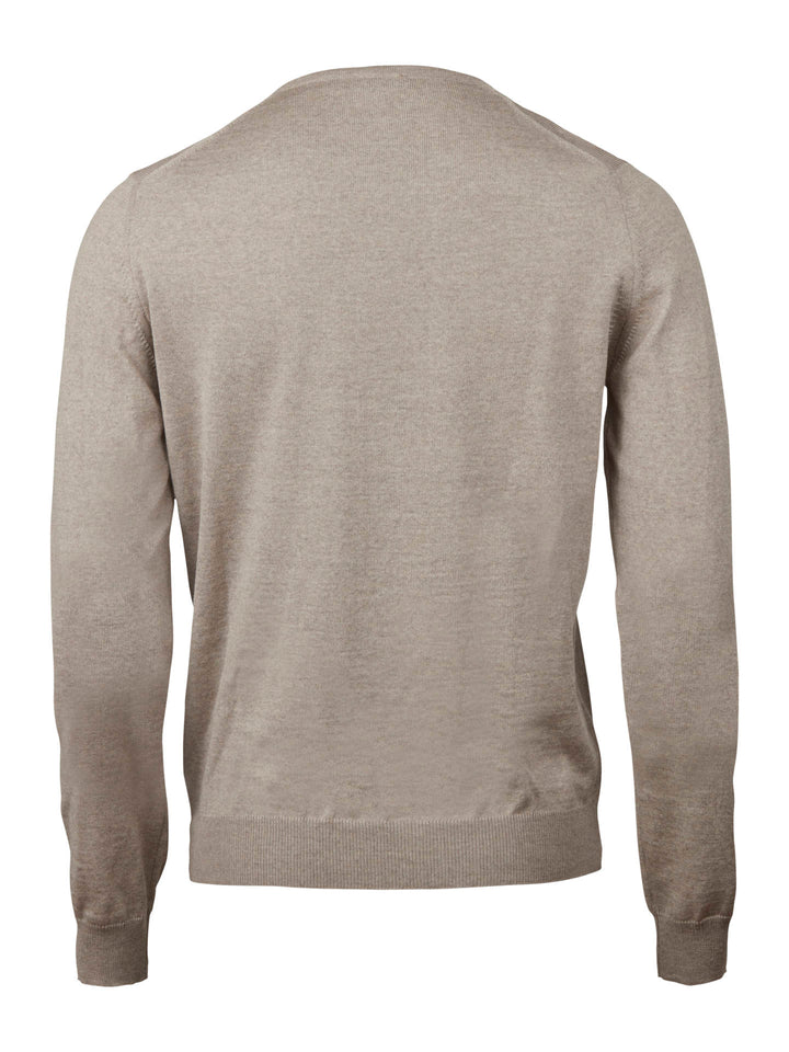 V-hals Merinoull Tröja - Stenströms Store