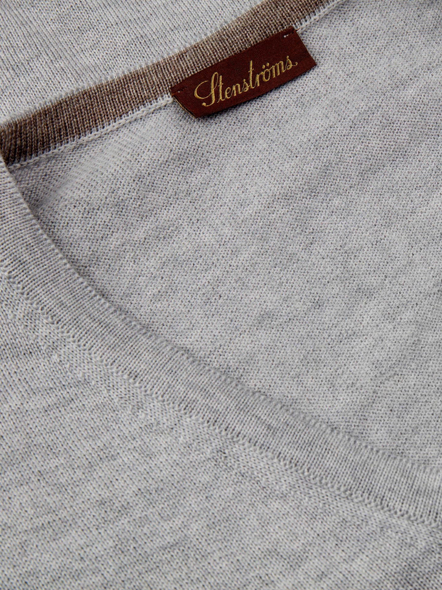 V-hals Merinoull Tröja - Stenströms Store