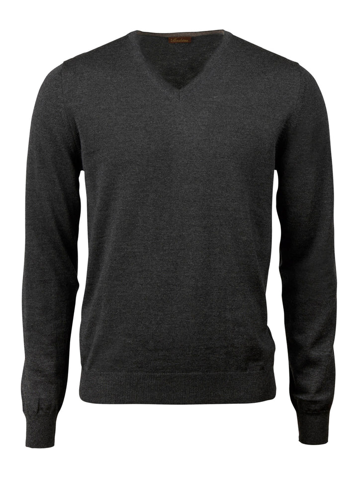 V-hals Merinoull Tröja - Stenströms Store