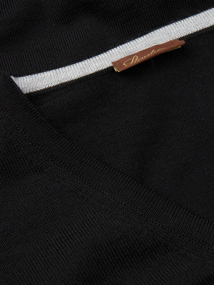 V-hals Merinoull Tröja - Stenströms Store