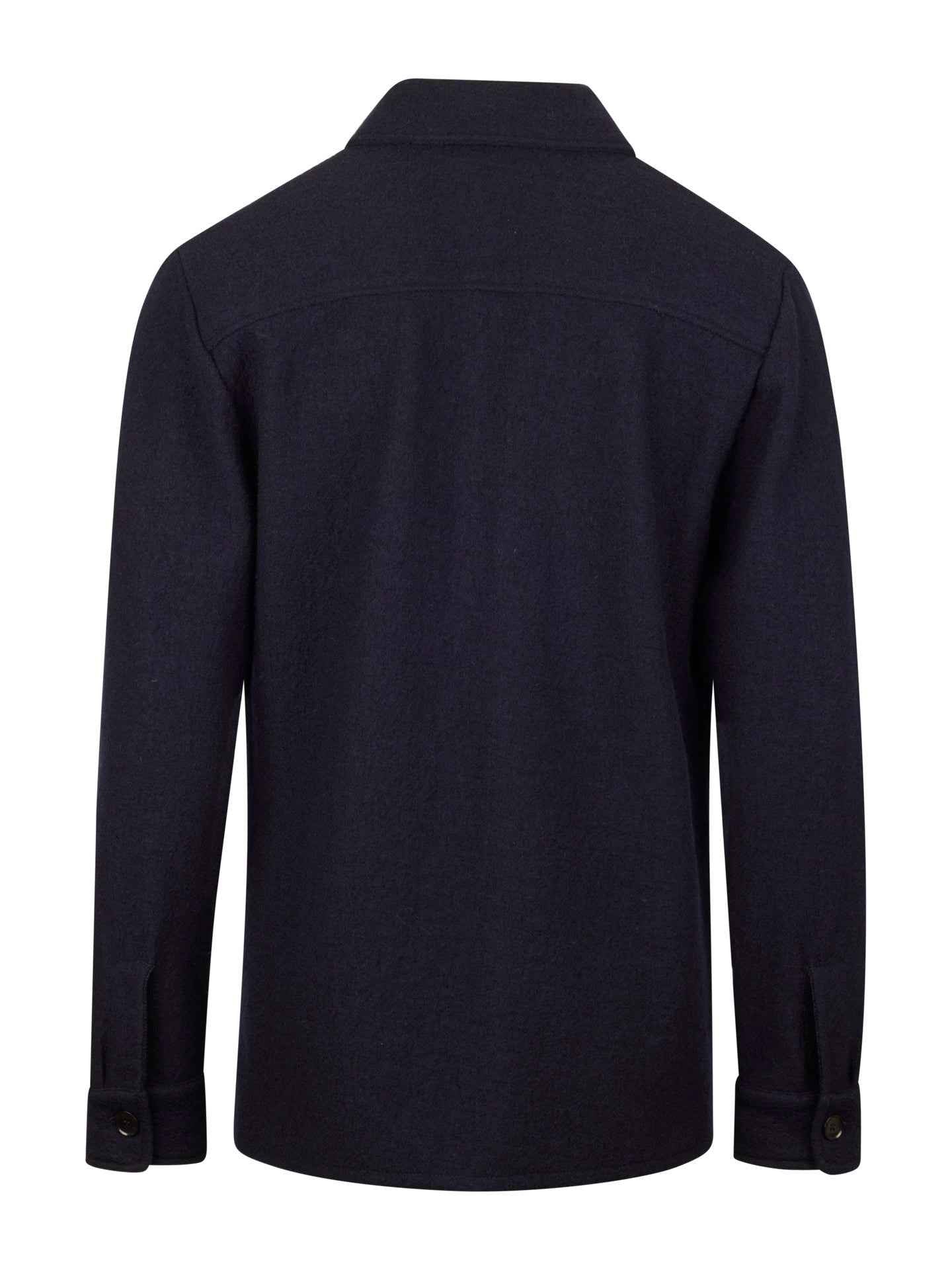 Overshirt i Filtad Ull