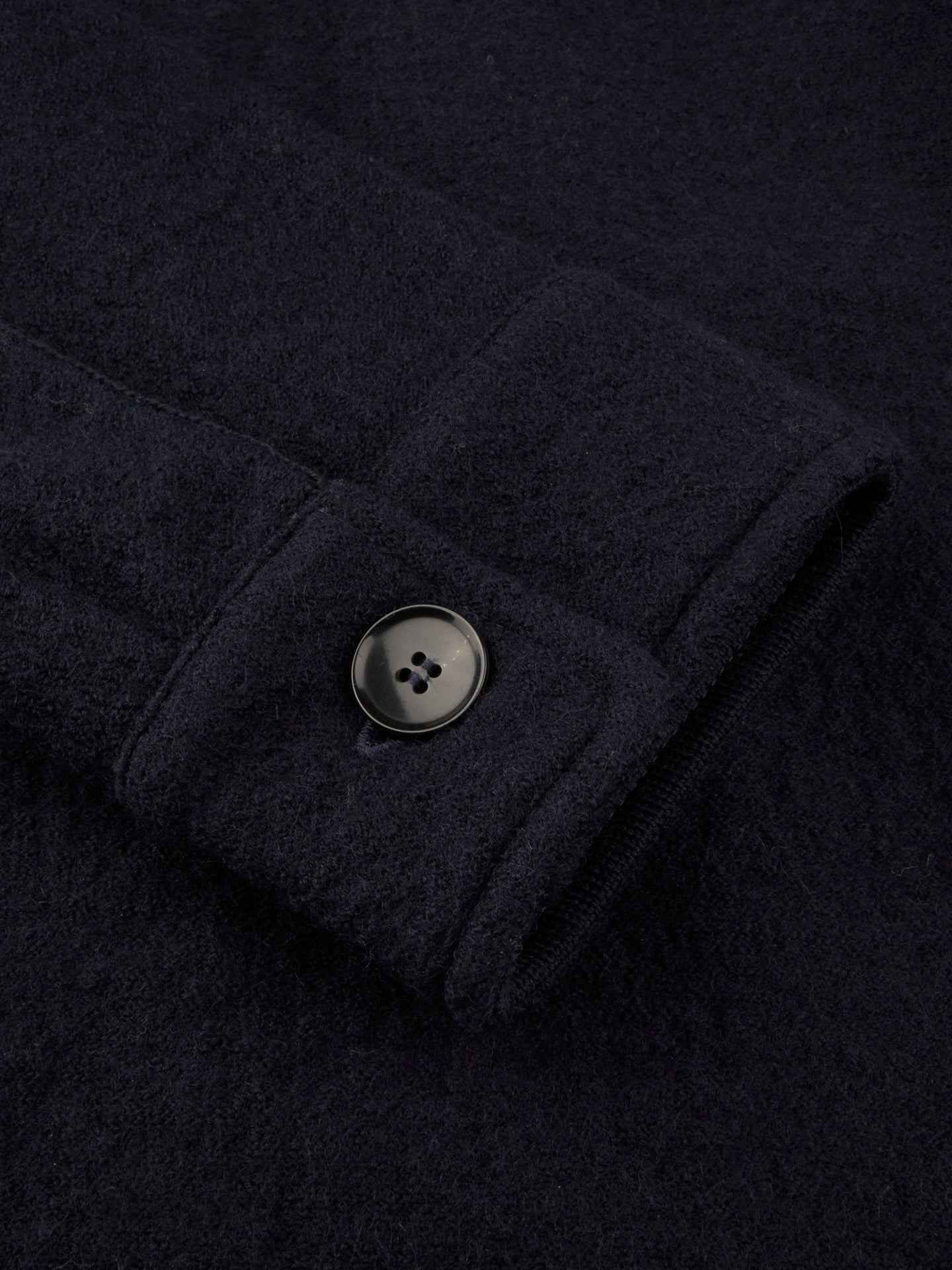 Overshirt i Filtad Ull