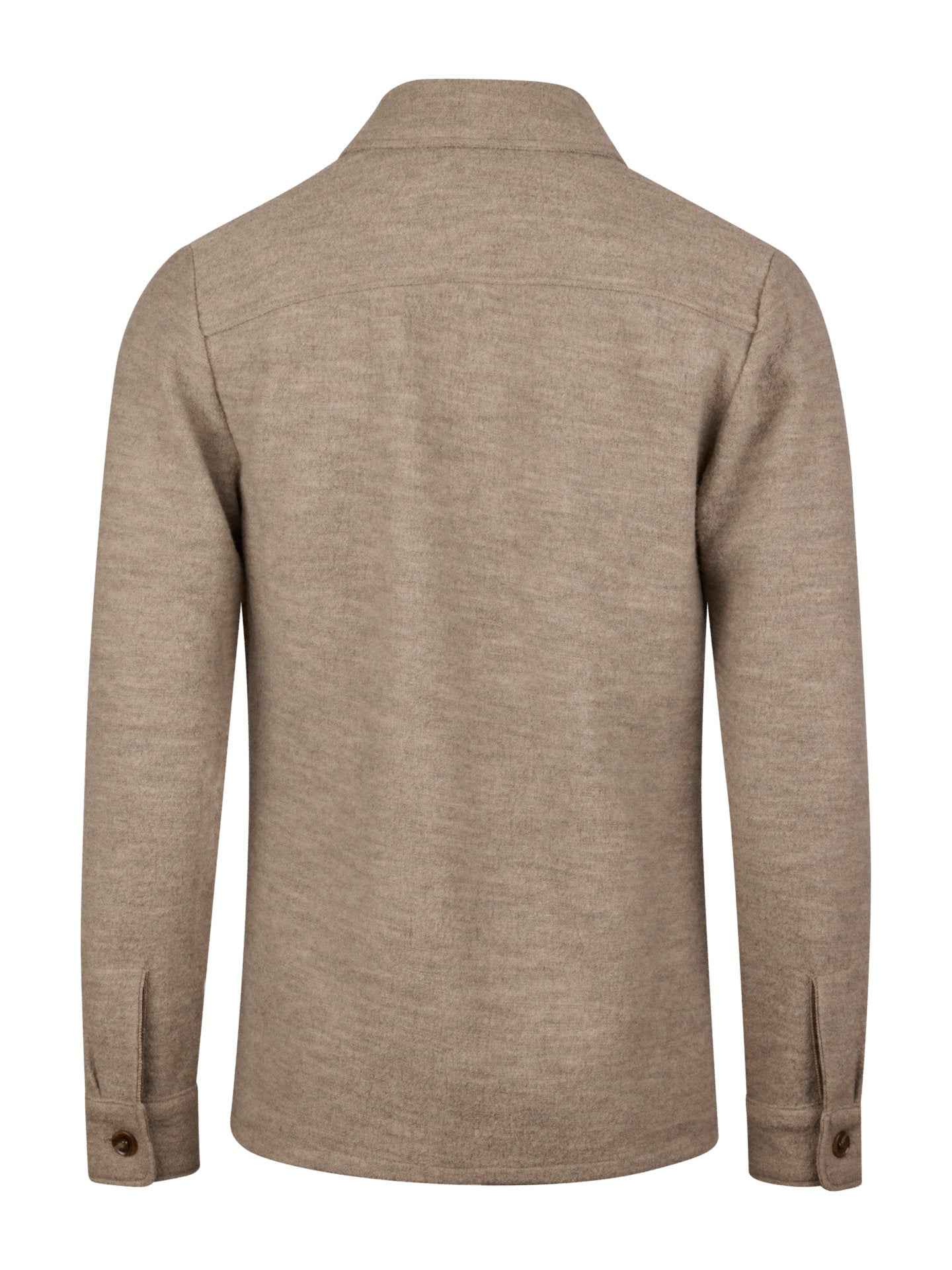 Overshirt i Filtad Ull