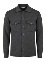 Mörkgrå Milano Knit Overshirt