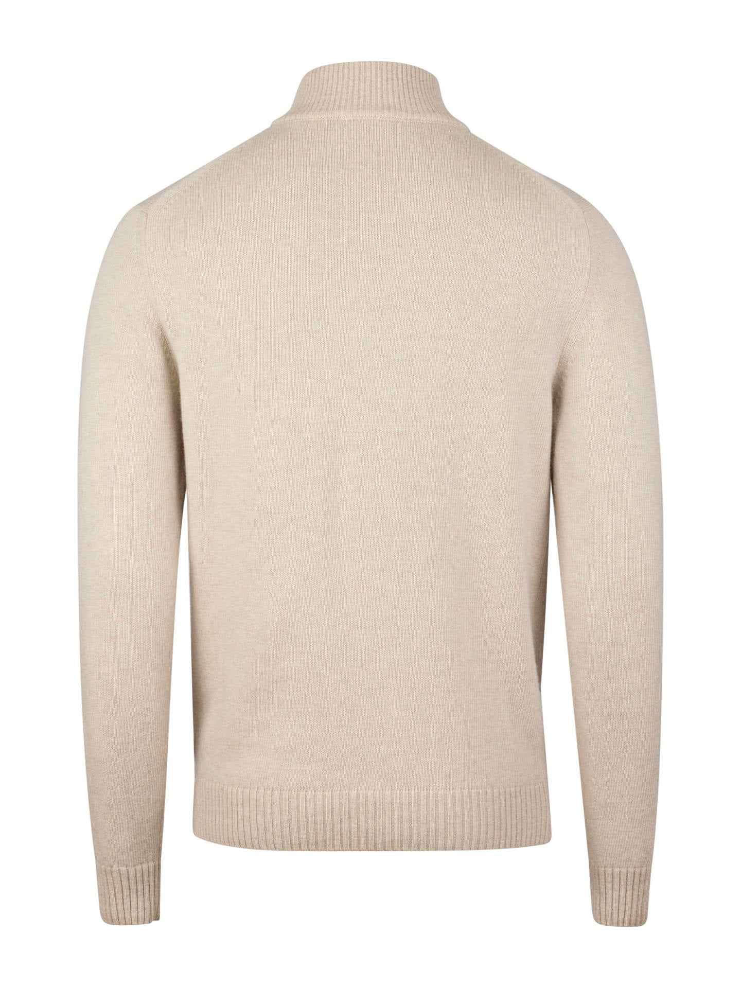 Half Zip i Borstad Merinoull