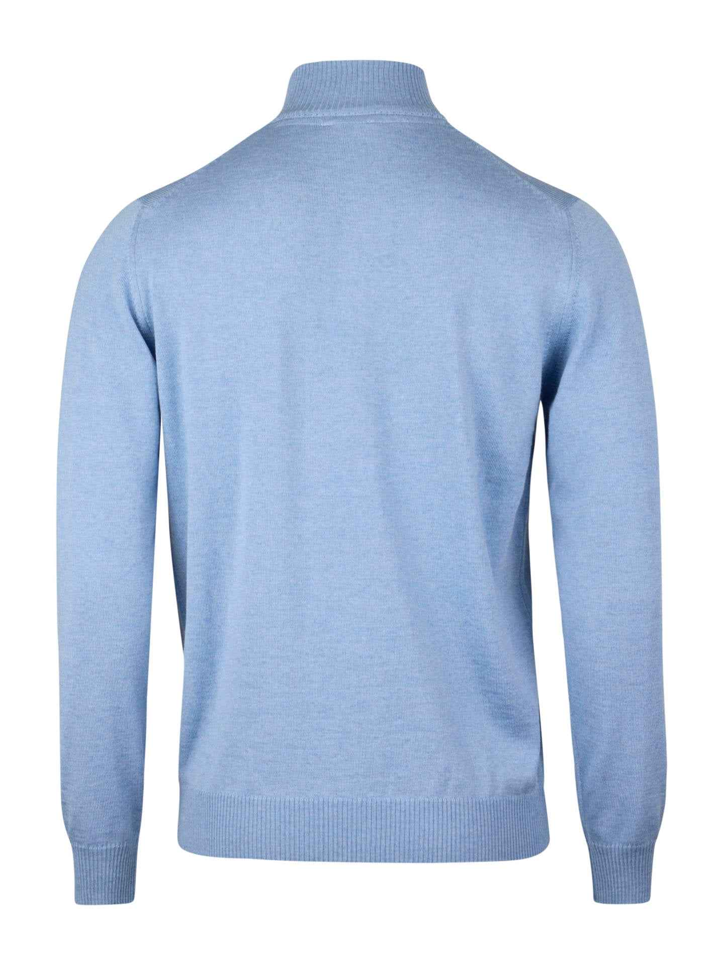 Half Zip Tröja i Merinoull