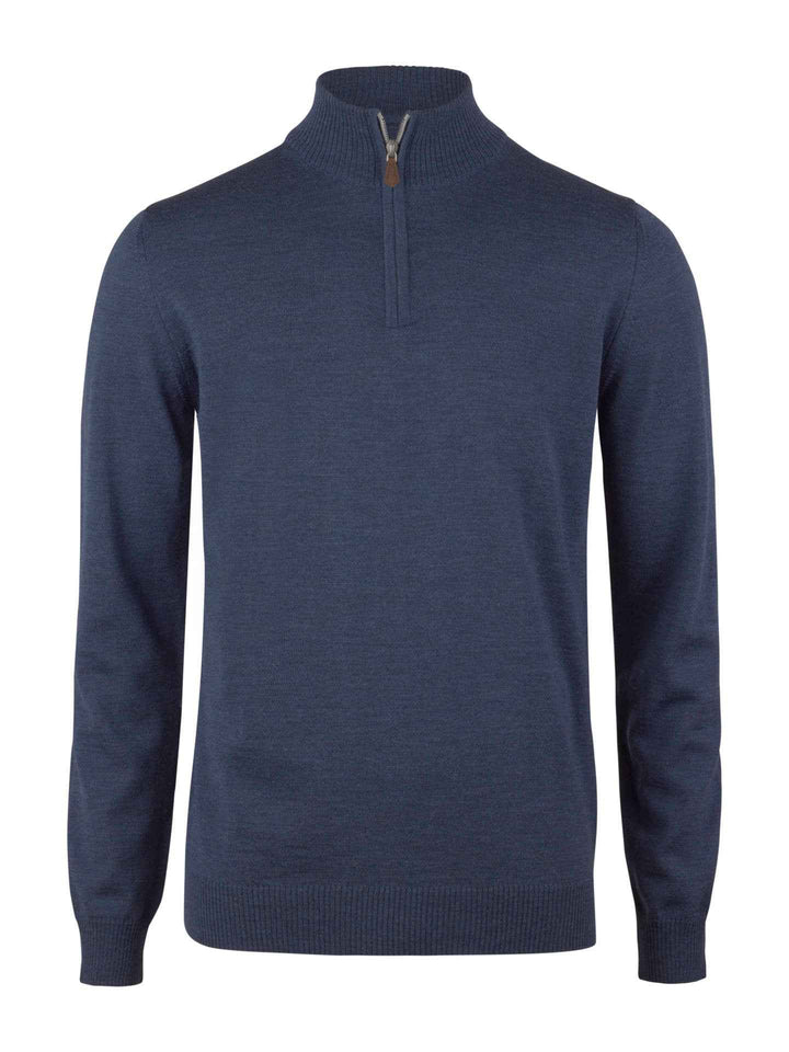 Half Zip Tröja i Merinoull