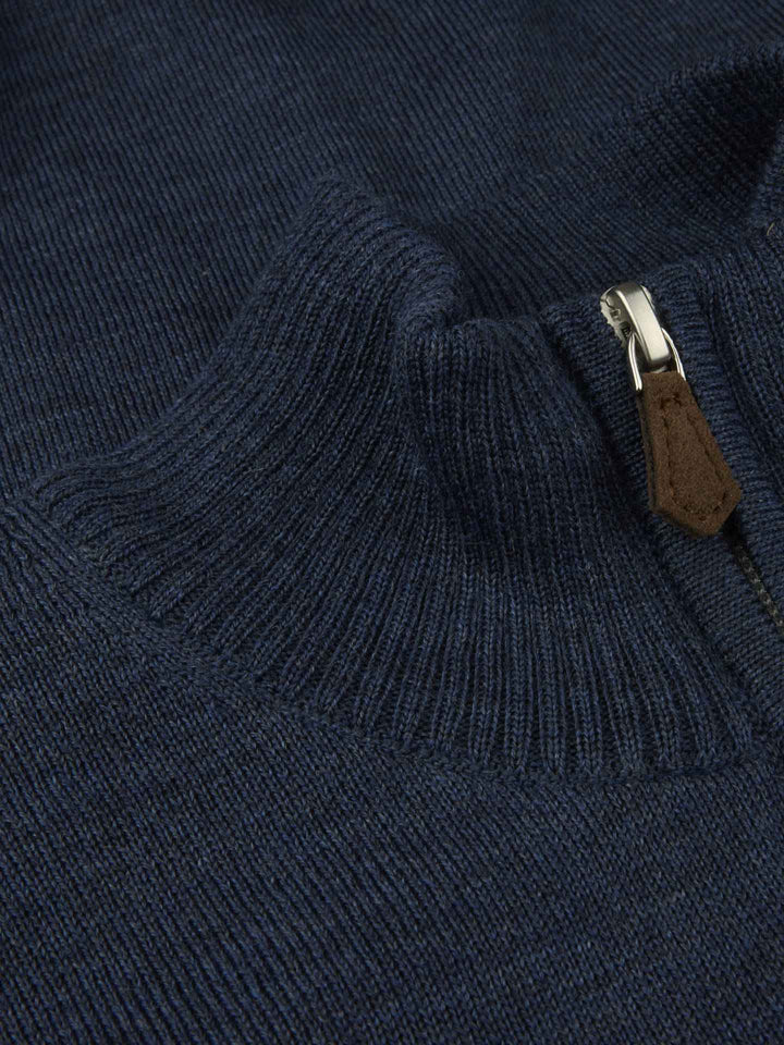 Half Zip Tröja i Merinoull