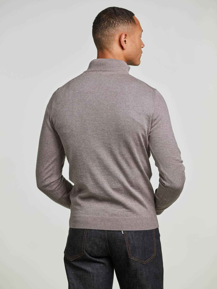 Half Zip Tröja i Merinoull