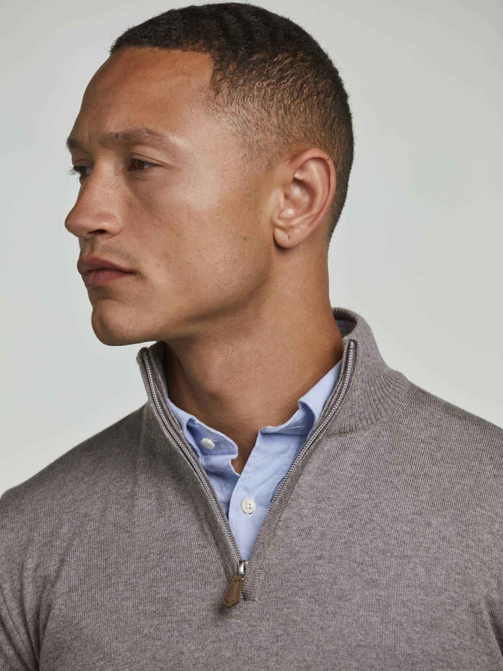 Half Zip Tröja i Merinoull