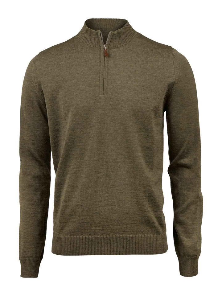 Half Zip Tröja i Merinoull
