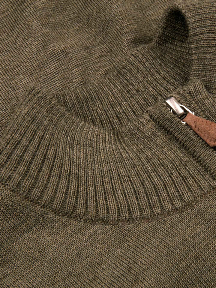 Half Zip Tröja i Merinoull