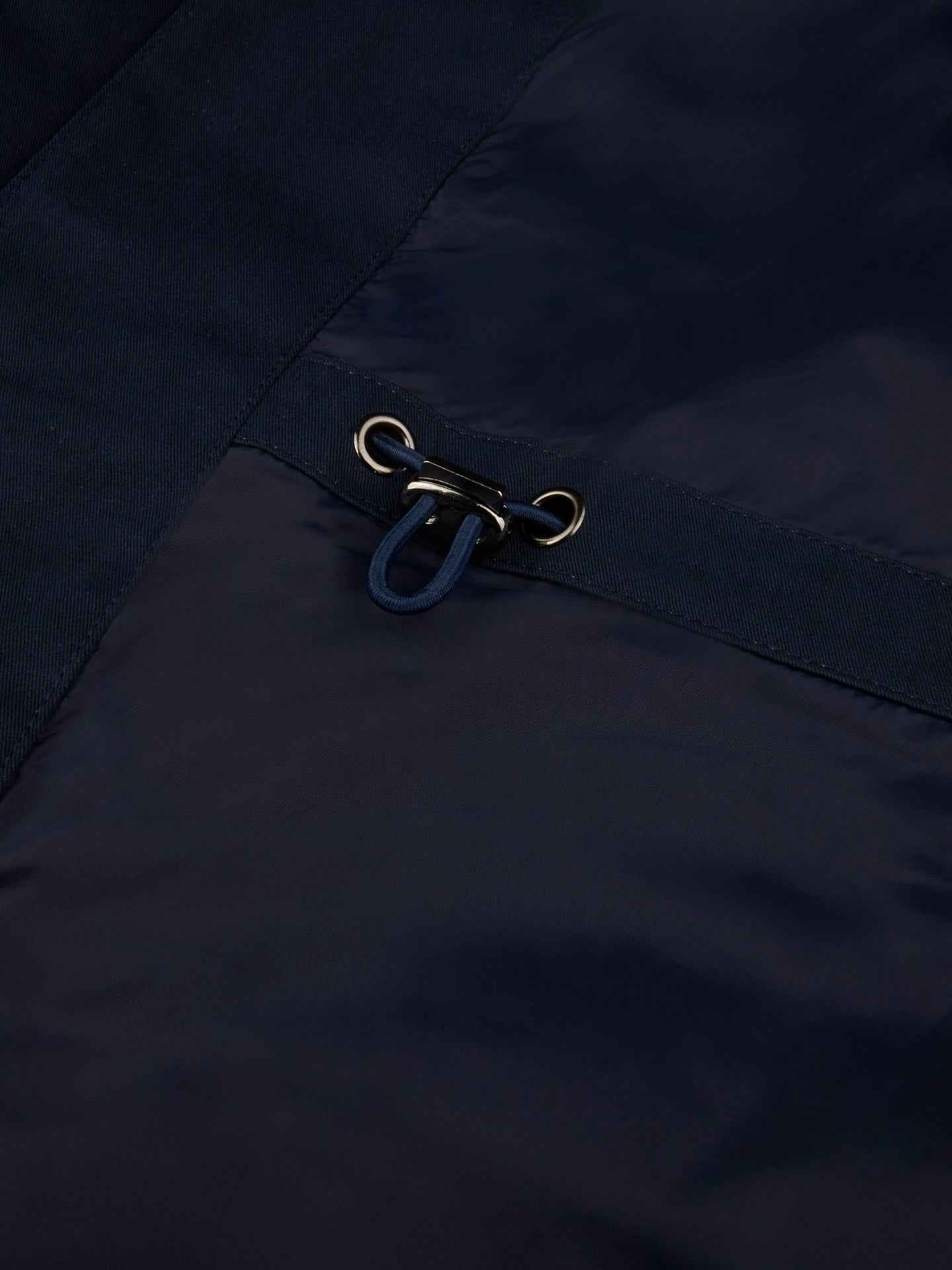 Navy Cotton Twill Väst