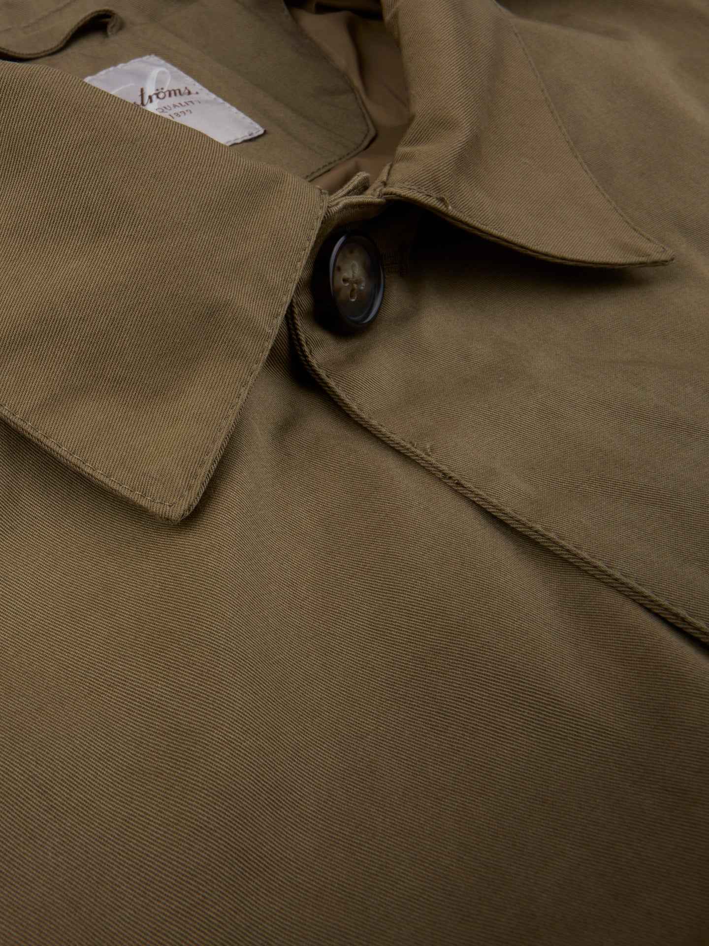 Grön Cotton Twill Väst