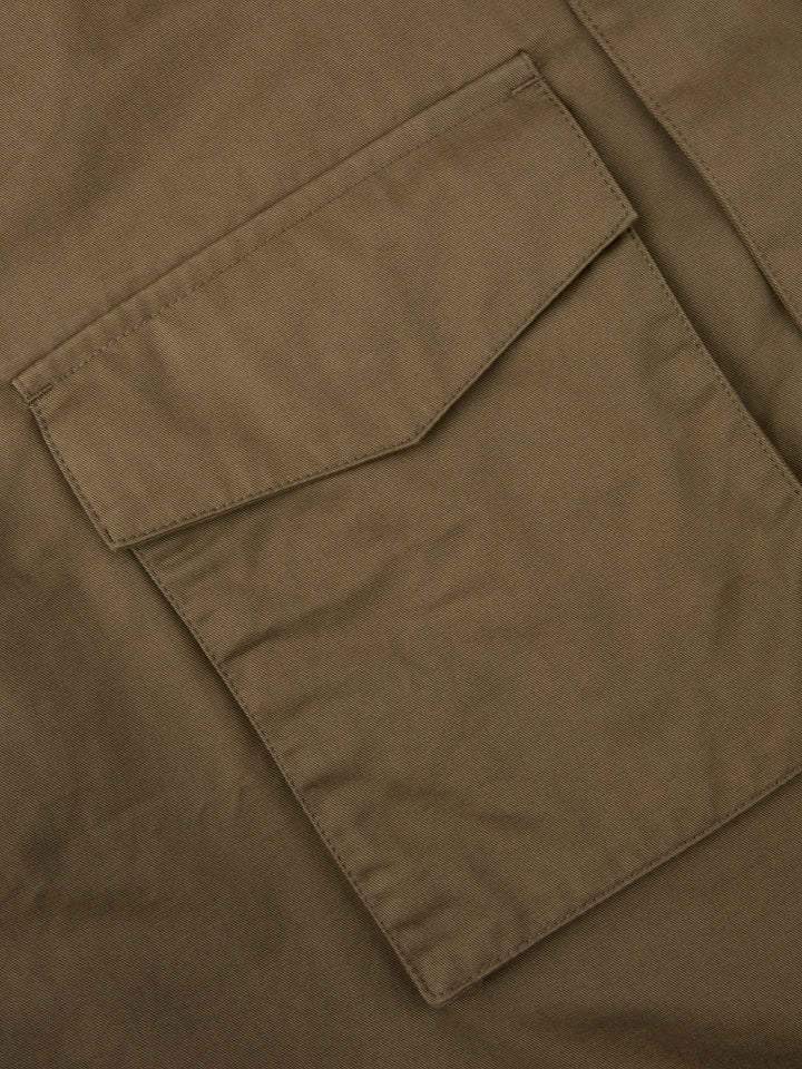 Grön Cotton Twill Väst