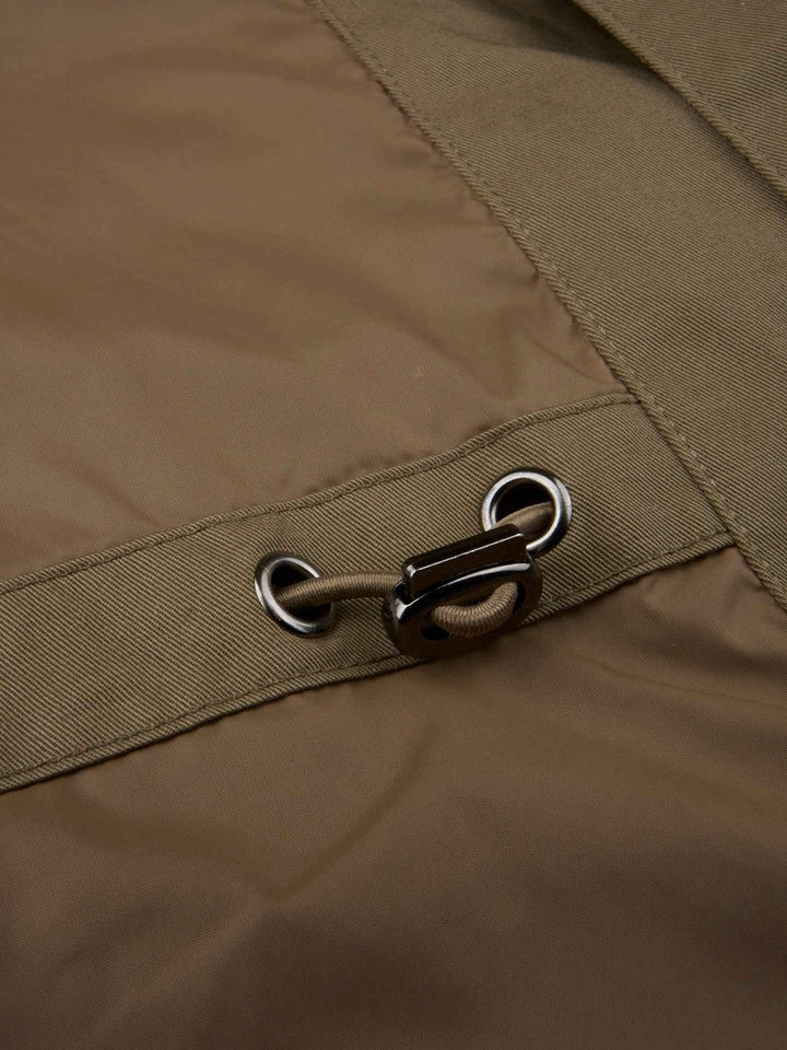 Grön Cotton Twill Väst